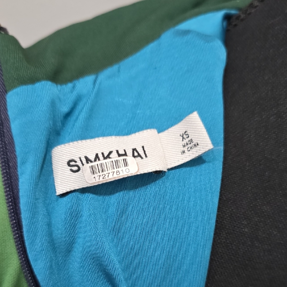 Jonathan Simkhai Aldina Sleeveless Green to Blue Ombre Maxi Dress, XS - Picture 12 of 16